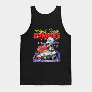 Hard Rock Zombies 80s Cult Classic Horror Fan Art Tank Top